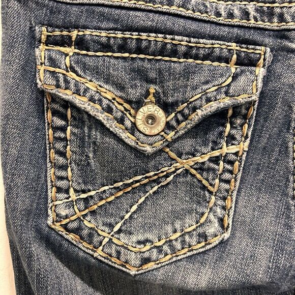 Silver Jeans‎ Womens 29x31 (30x28) Denim Pioneer Boot Cut Dark Wash Flap Pockets - Picture 9 of 13